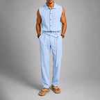 Brooks - Men's Sleeveless Shirt and Pleated Pants Set