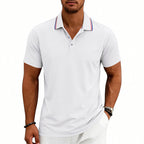 Bryce - Men's Classic Fit Contrast Collar Polo Shirt