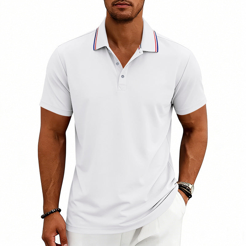 Bryce - Men's Classic Fit Contrast Collar Polo Shirt