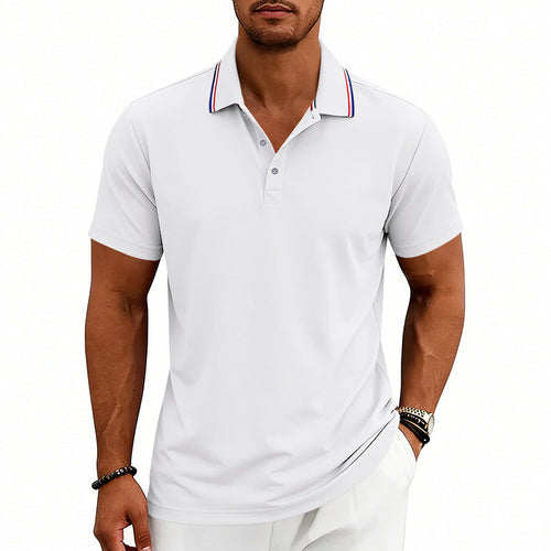 Bryce - Men's Classic Fit Contrast Collar Polo Shirt
