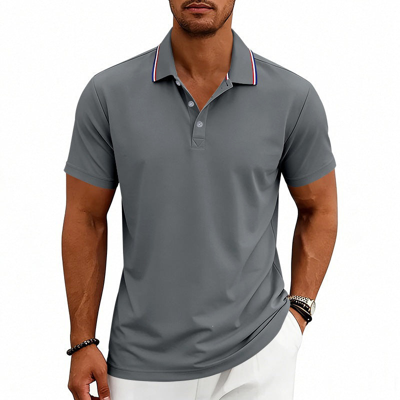 Bryce - Men's Classic Fit Contrast Collar Polo Shirt