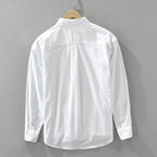 Caleb - Men's Chest Stripe Casual Button-Down Shirt