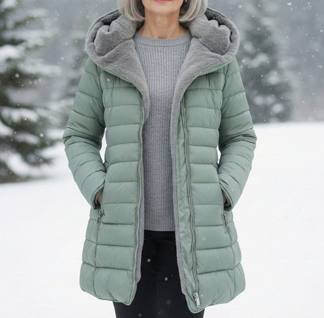 Cecilia - Women's Fleece-Lined Puffer Coat