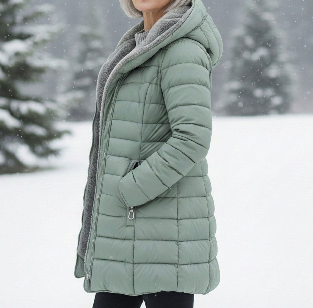 Cecilia - Women's Fleece-Lined Puffer Coat