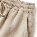 Celeste - Women’s Relaxed Drawstring Linen Capri Pants