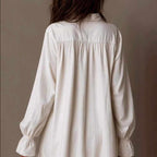 Cynthia - Women's Button-Down Flared Sleeve Boho Dress