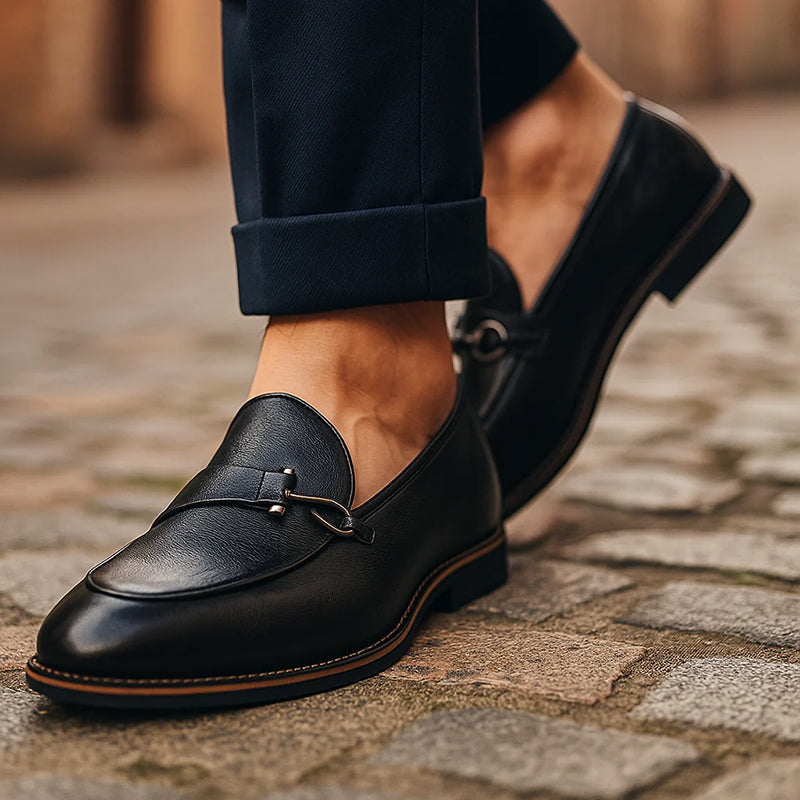 Daniel - Men's Classic Horsebit Loafers