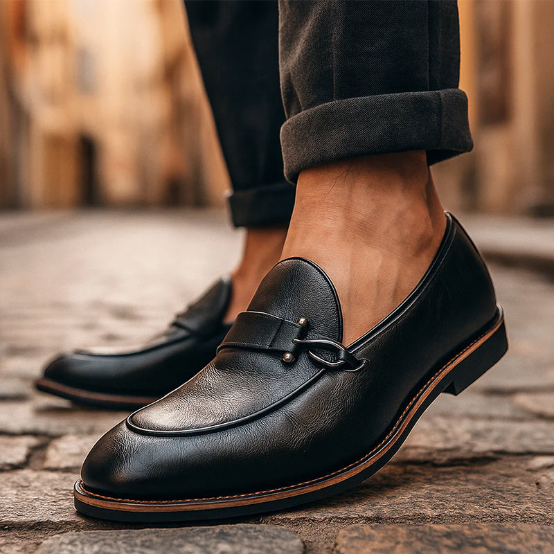 Daniel - Men's Classic Horsebit Loafers