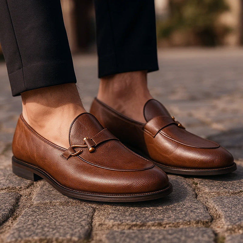Daniel - Men's Classic Horsebit Loafers