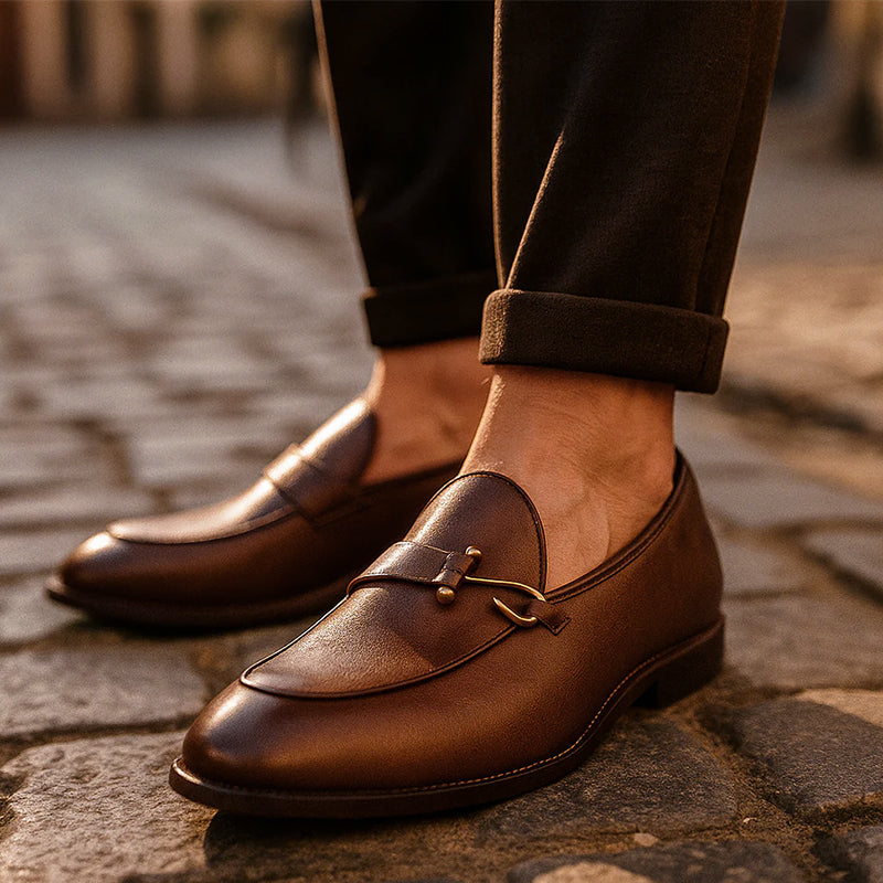 Daniel - Men's Classic Horsebit Loafers