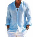 Daniel - Men's Textured Button-Down Casual Shirt