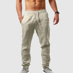 Declan - Men's Textured Elastic Waist Leisure Pants