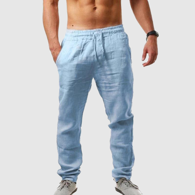 Declan - Men's Textured Elastic Waist Leisure Pants