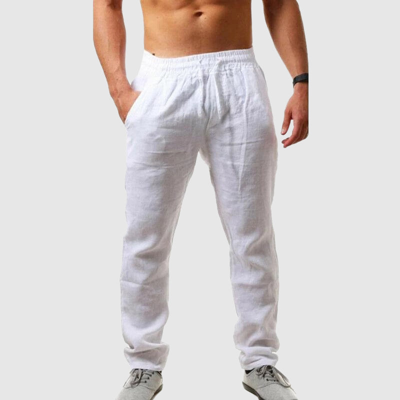 Declan - Men's Textured Elastic Waist Leisure Pants