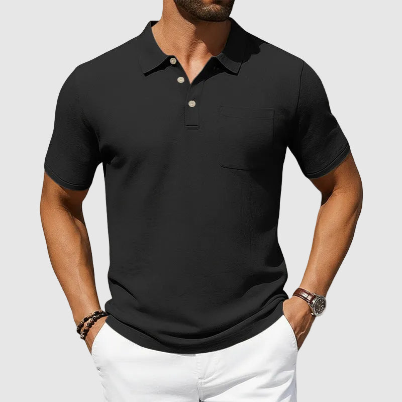 Donald - Men's Classic Pocket Polo Shirt