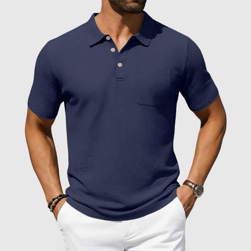 Donald - Men's Classic Pocket Polo Shirt