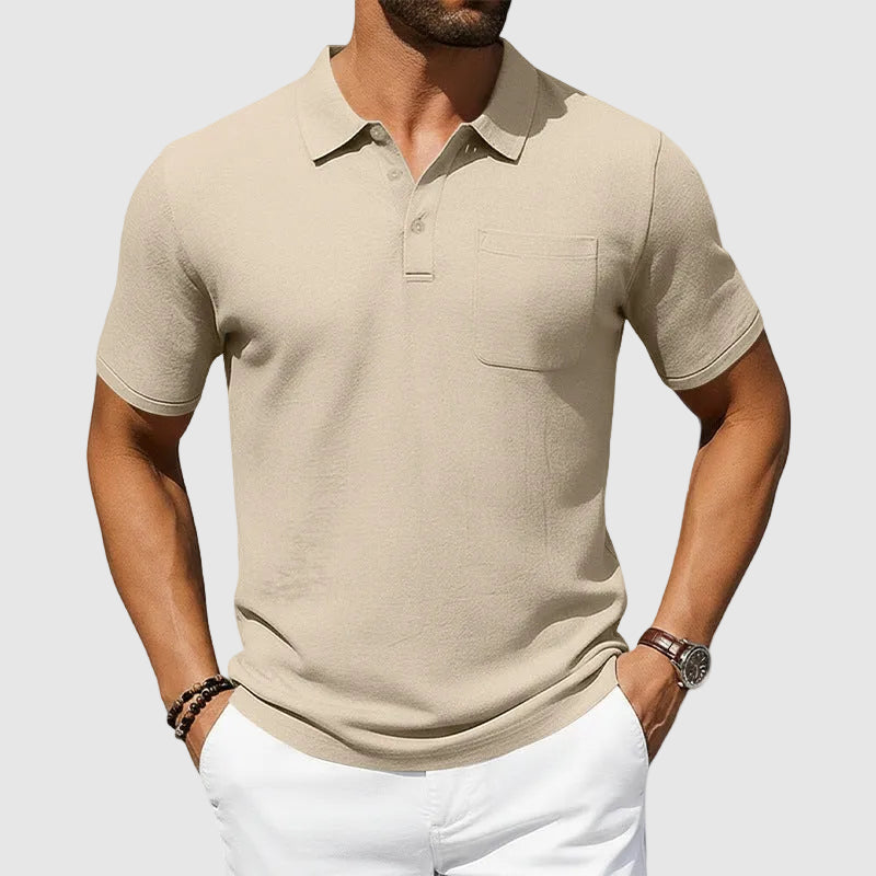Donald - Men's Classic Pocket Polo Shirt