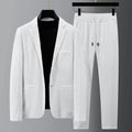 Douglas - Men's Textured Two-Piece Casual Blazer Set