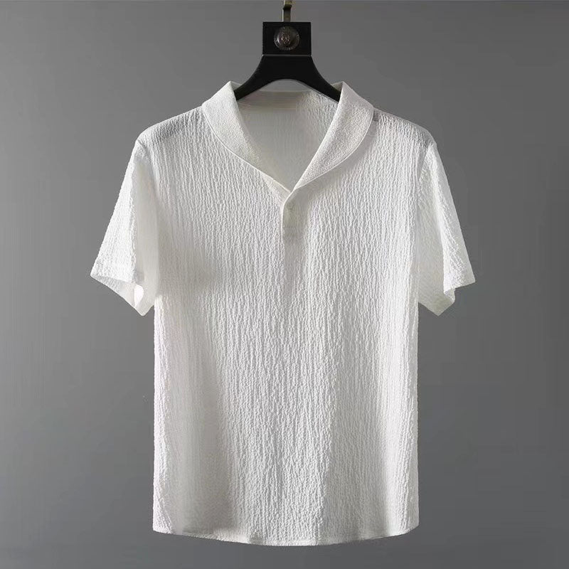 Dudley - Men’s Textured Relaxed Two-Piece Set