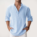 Dylan - Men's Long Sleeve Lightweight Henley Shirt