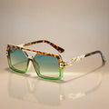 Ecliptic - Oversized Flat Top Square Sunglasses