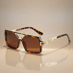 Ecliptic - Oversized Flat Top Square Sunglasses