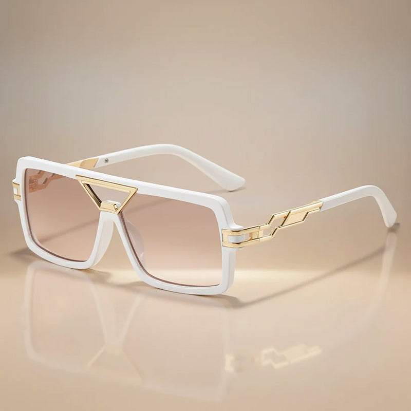 Ecliptic - Oversized Flat Top Square Sunglasses