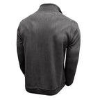 Edison - Men's Faux Suede Quarter-Zip Sweatshirt