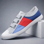 Eithan - Men's Retro Color Block Triple Strap Sneakers