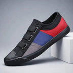 Eithan - Men's Retro Color Block Triple Strap Sneakers