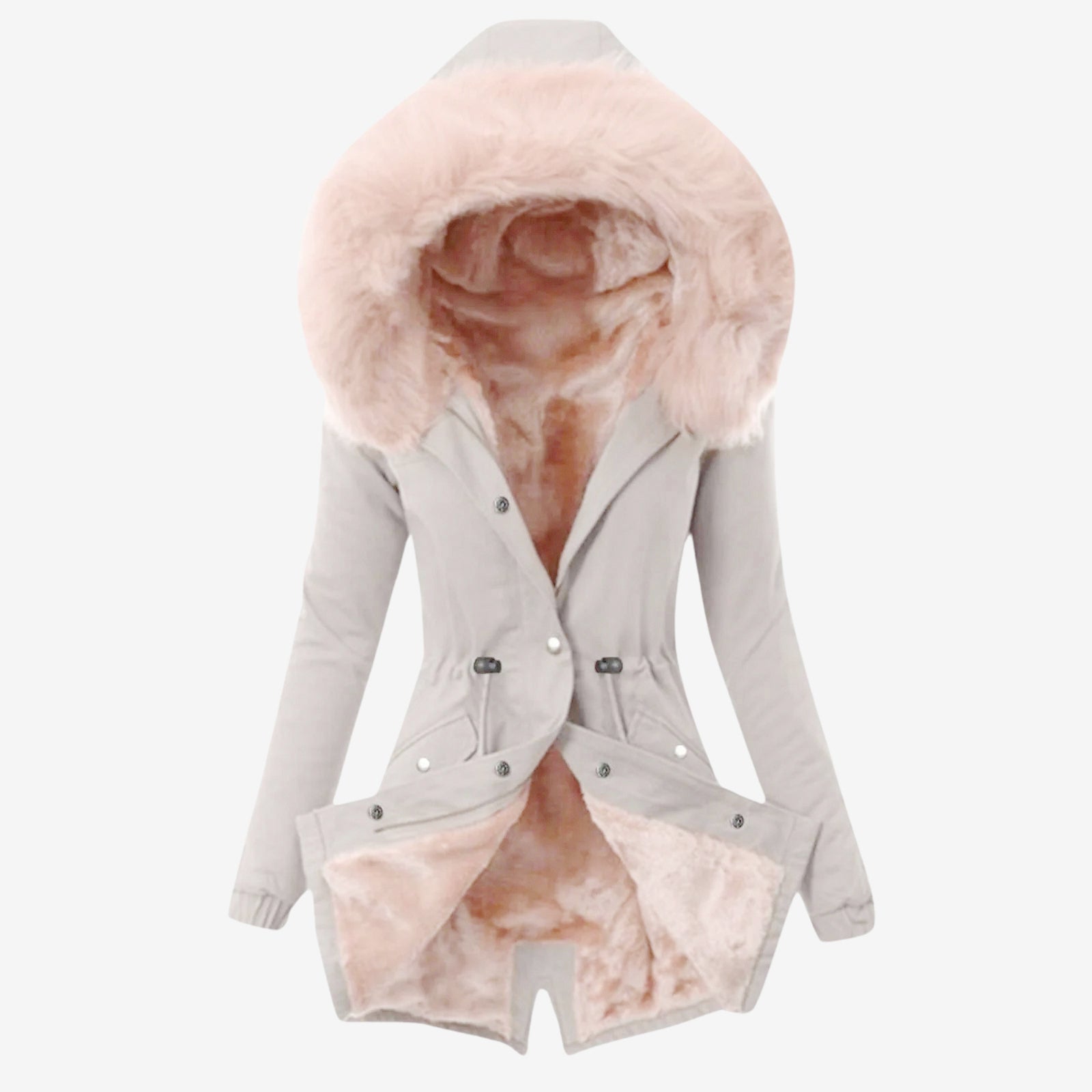 Emily - Women's Faux-Fur Lined Hooded Parka Jacket