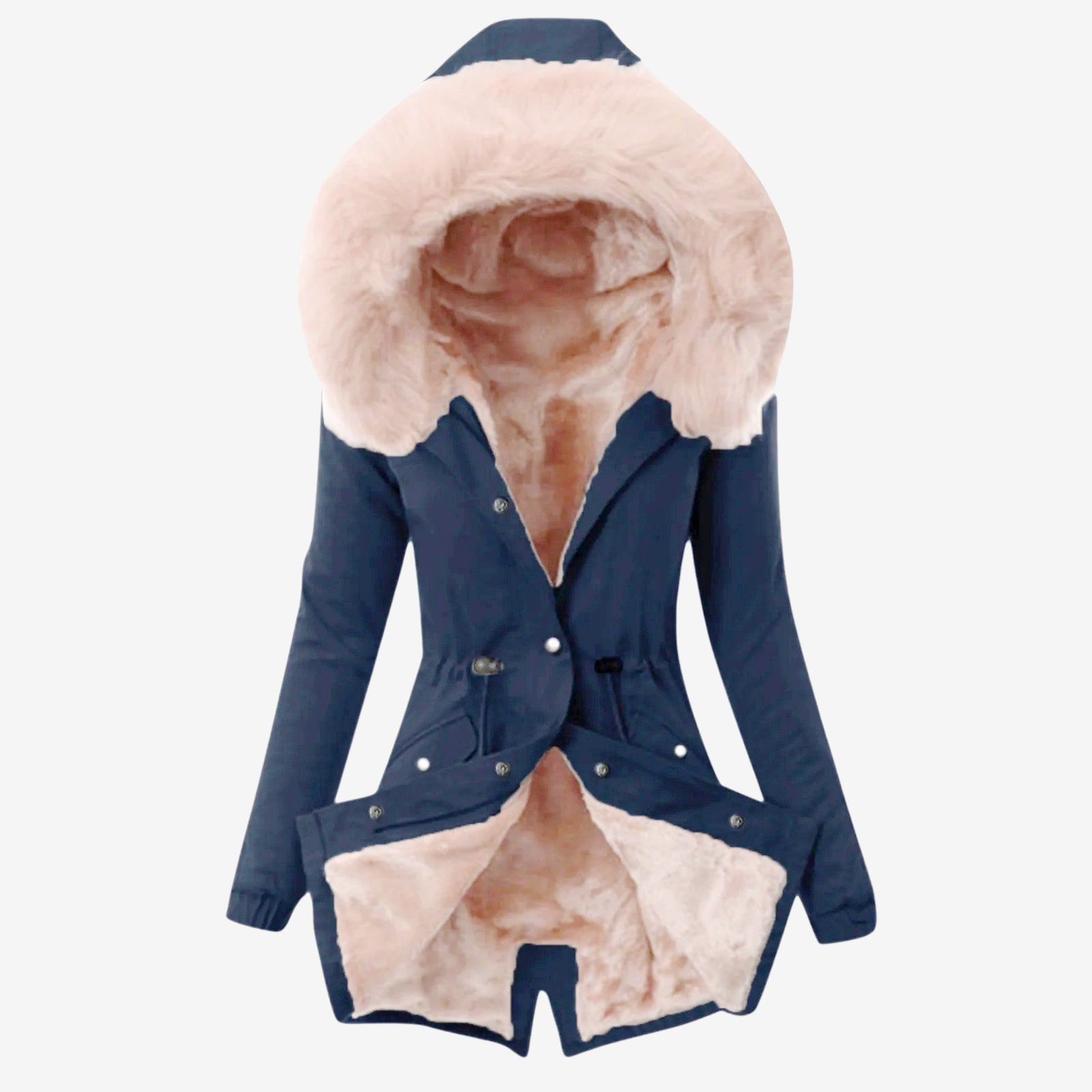 Emily - Women's Faux-Fur Lined Hooded Parka Jacket
