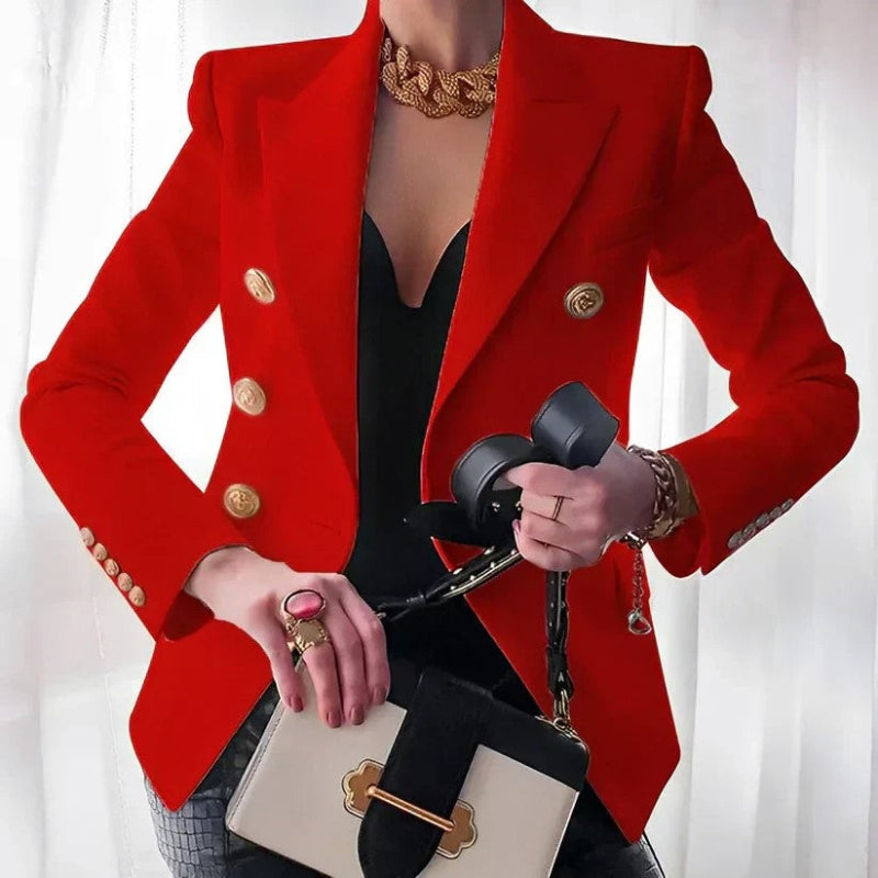 Emma - Women’s Double-Breasted Tailored Blazer