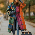 Emma - Women's Oversized Drop-Shoulder Long Woolen Coat