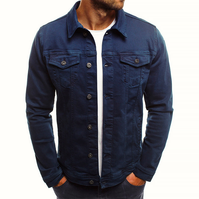 Ethan - Men's Classic Button-Up Denim Jacket
