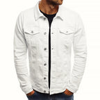 Ethan - Men's Classic Button-Up Denim Jacket