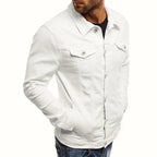 Ethan - Men's Classic Button-Up Denim Jacket