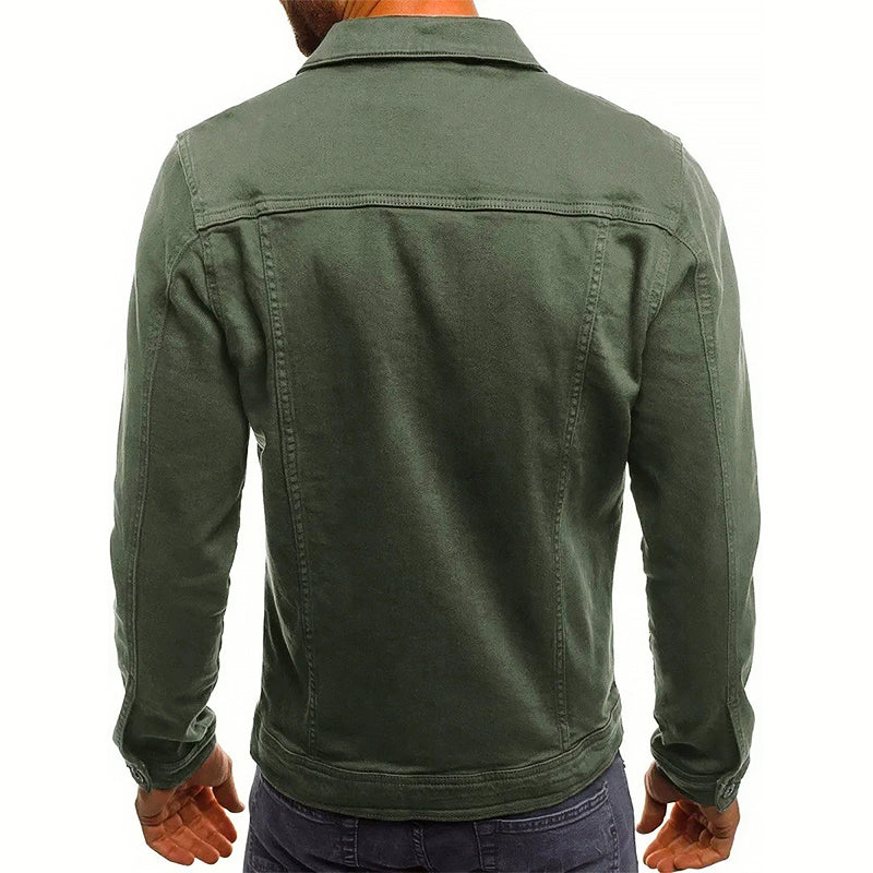 Ethan - Men's Classic Button-Up Denim Jacket