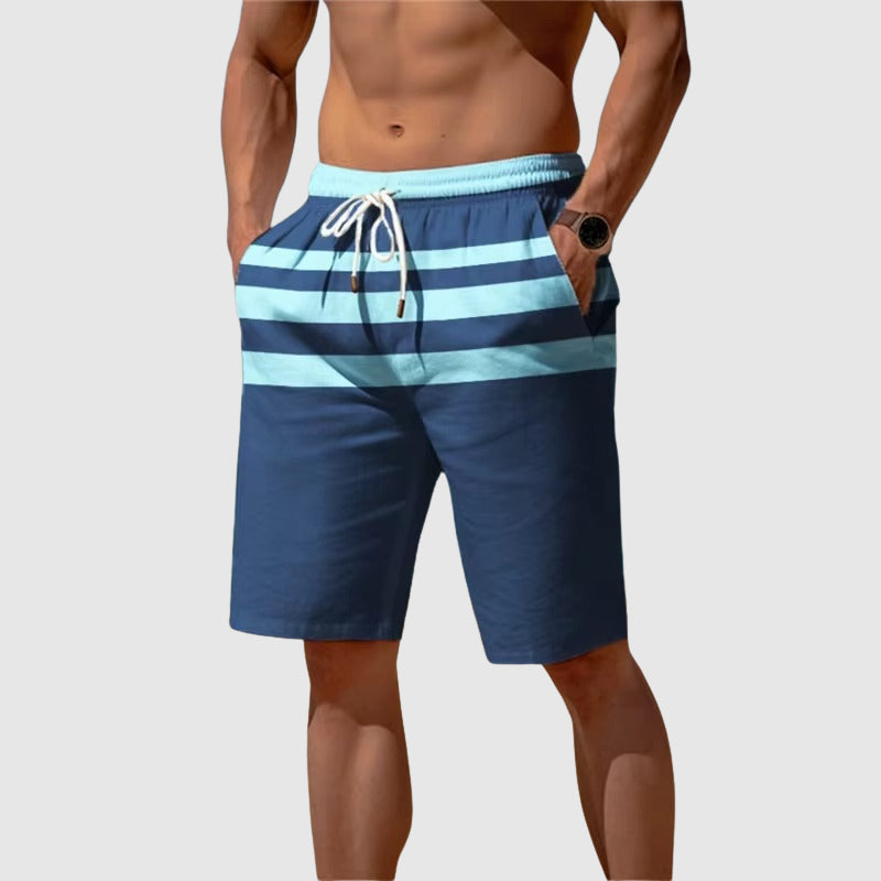 Ethan - Men’s Striped Quick-Dry Board Shorts