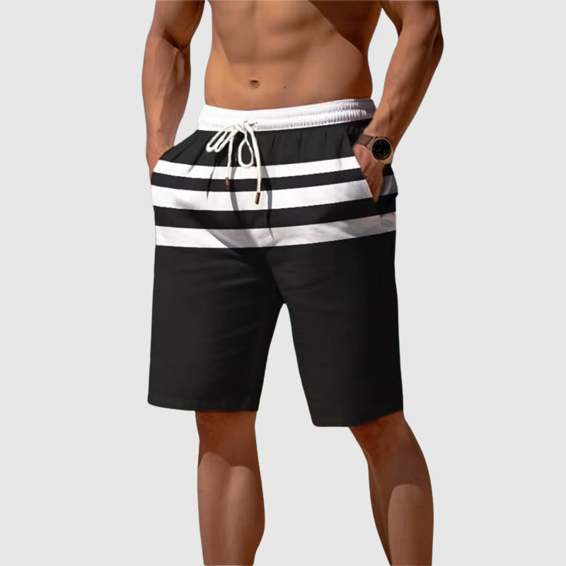 Ethan - Men’s Striped Quick-Dry Board Shorts
