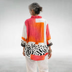 Fae - Women's Printed Relaxed Boho Summer Shirt