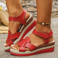 Faye - Women's Cross-Strap Platform Espadrille Sandals