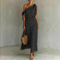 Fiona - Women's Polka Dot Flowy Summer Dress