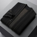 Franco - Men's Double-Button Wool Knit Cardigan