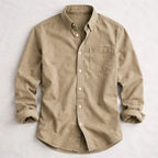 Frankie - Men's Long Sleeve Button-Up Shirt