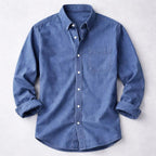 Frankie - Men's Long Sleeve Button-Up Shirt