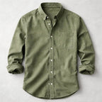 Frankie - Men's Long Sleeve Button-Up Shirt