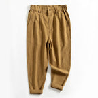 Franklin - Men's Pleated Tapered Linen Pants