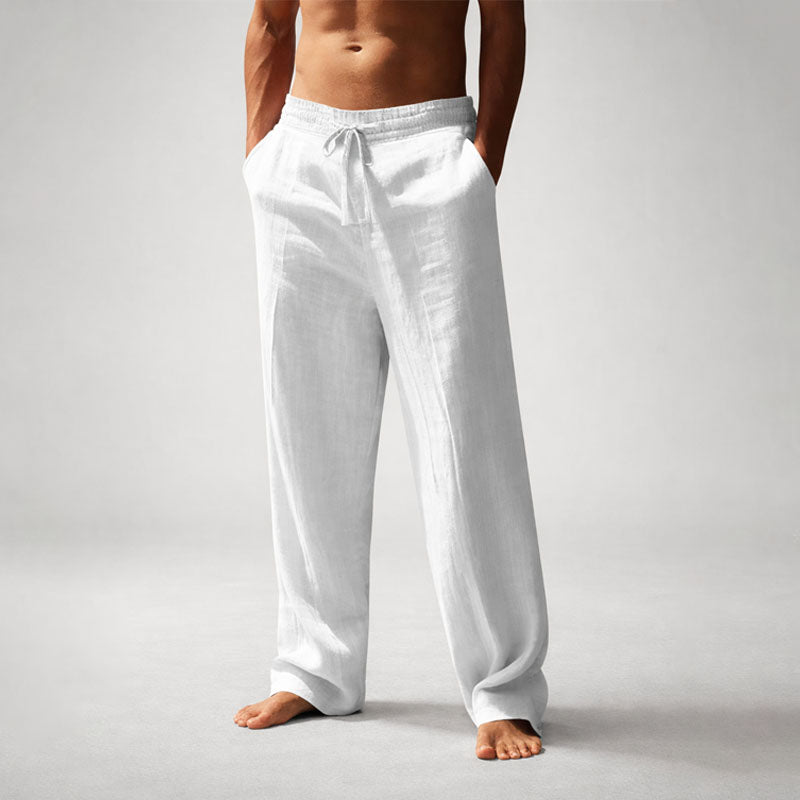 Gabriel - Men's Soft Textured Linen Lounge Pants