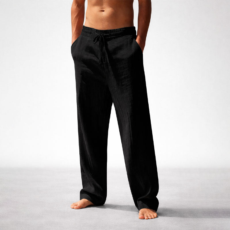 Gabriel - Men's Soft Textured Linen Lounge Pants